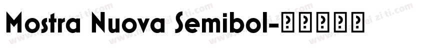 Mostra Nuova Semibol字体转换